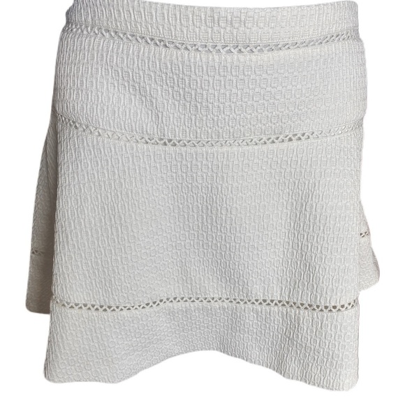 Banana Republic White Jacquard Flare Skirt - Picture 6 of 8